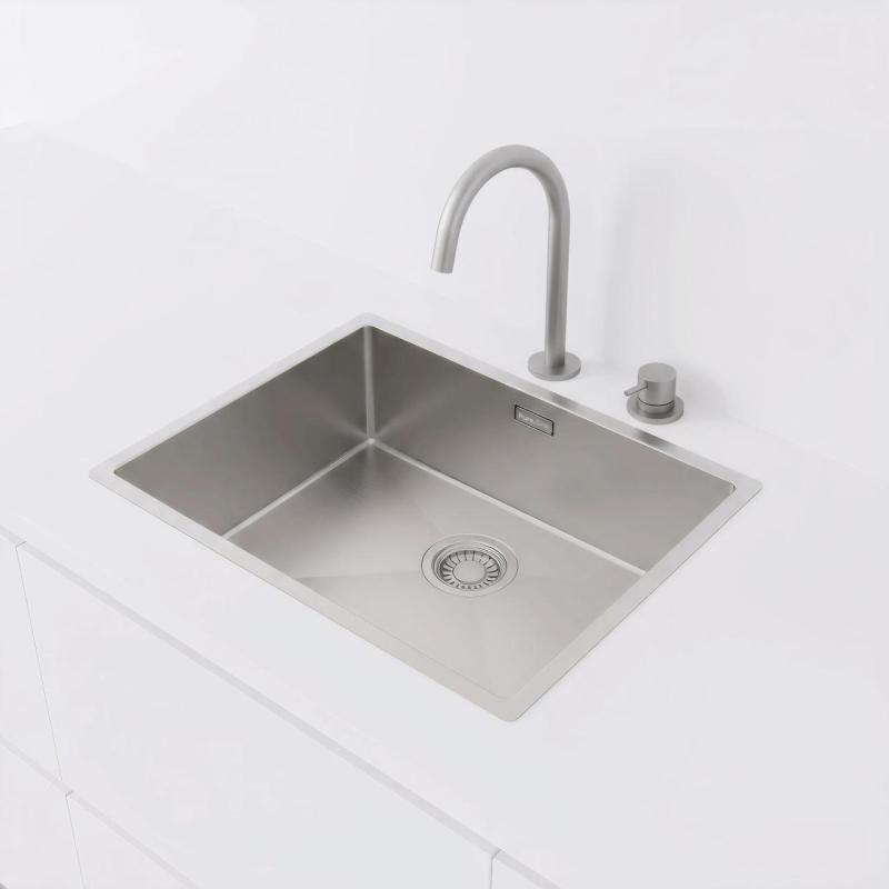 Pure.Sink Luxion неръждаема мивка 50x40 cm за вграждане, плоско вграждане и надграждане PLX5040-02