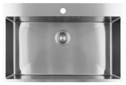 Pure.Sink Luxion Голяма неръждаема мивка 78x50 cm Tapwing с отвор за кран PLX7850T-02