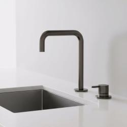 Pure.Sink Luxion 2-отворен кухненски кран от метал с U-образна изливка PLX2HU-61