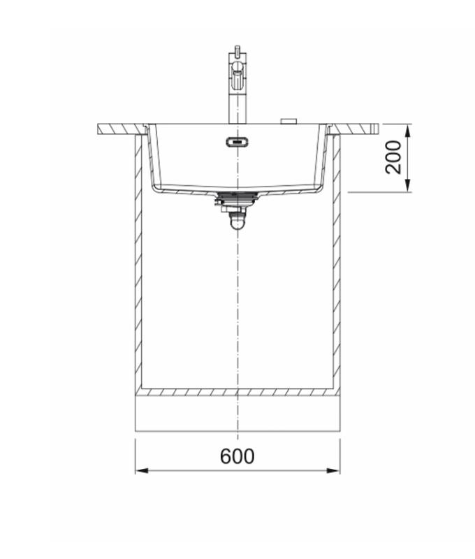 Franke Maris MRG 110-52 Fragranite Кафе крем мивка за вграждане 125.0725.628