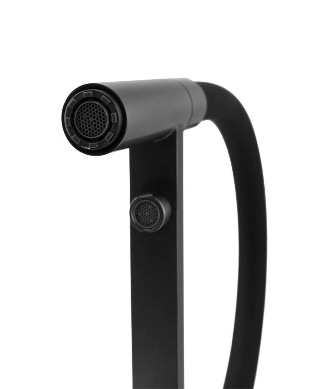 Pure.Sink Elite Steel Flex 3-посочен PVD меден кухненски смесител с гъвкав излив и филтрирана вода PS8110-62