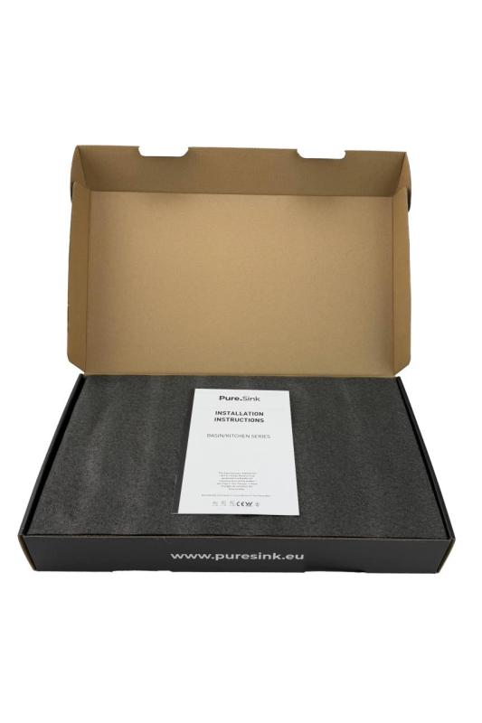 Pure.Sink Elite Steel Pulse-S кухненски смесител PVD мед с издърпващ се чучур и спрей режим PS8500-62