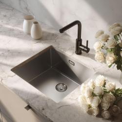 Pure.Sink Exclusivo Специална 35 см дълга неръждаема мивка 40x35 см 10 мм радиус PEX4035-02