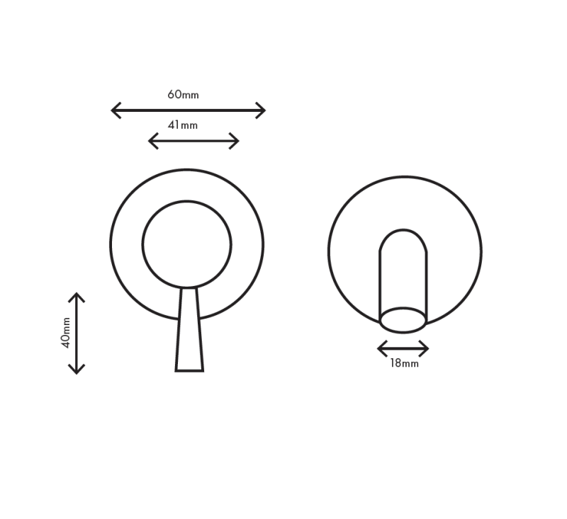 MURO TUA вграден смесител за мивка, хромиран M1.AB1.2.CR