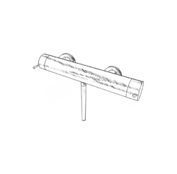 MURO TUA термостатен смесител за душ с душ комплект хром M1.B1TH.CR