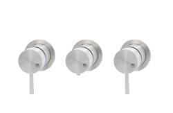 MURO TUA вграден душ термостат кран с 2 спирателни крана хром M1.B34T.R.CR