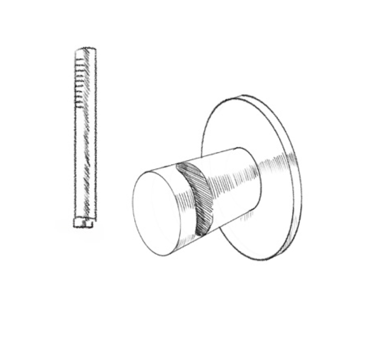MURO TUA Комплект ръчен душ Slim с монтаж на стена, хромиран M1.BA1.S.CR