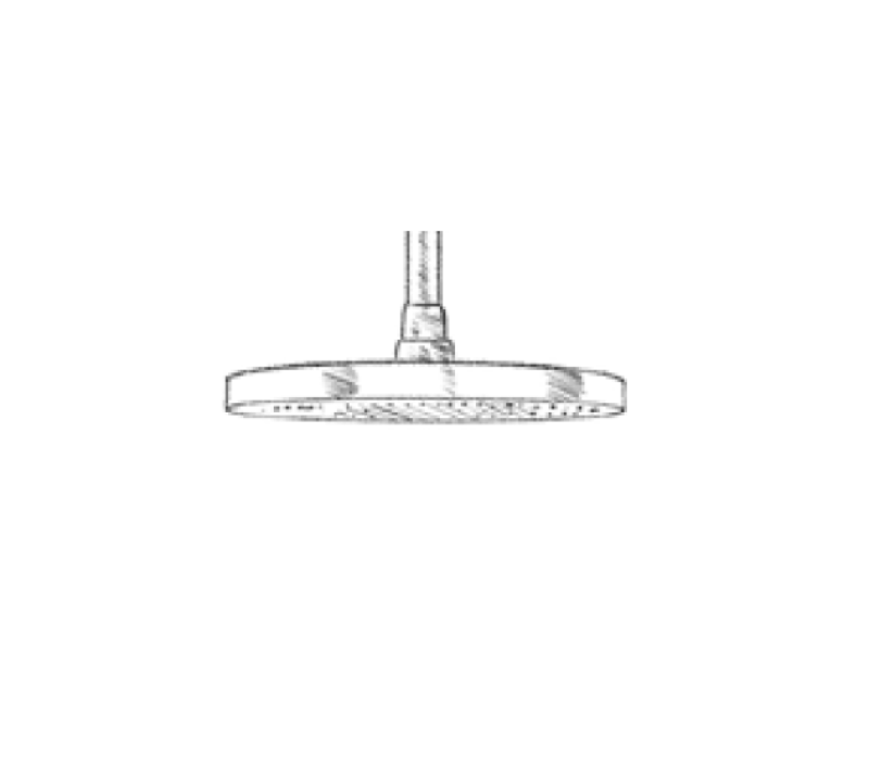 MURO TUA главна душ 200 мм Хром M1.BA2.S.CR