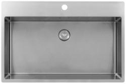 Pure.Sink Exclusivo Неръждаема стомана голяма мивка 75x40cm Tapwing с отвор за кран PEX7540T-02