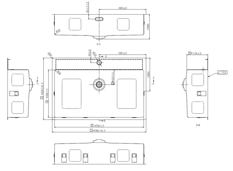 Pure.Sink Exclusivo Медна голяма мивка 75x40 см с кранче и отвор за смесител BB7540T-62