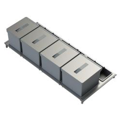 Indux Sort Система за отпадъци 4-кратна Ръчно управление за изтеглящи се чекмеджета 1208972321