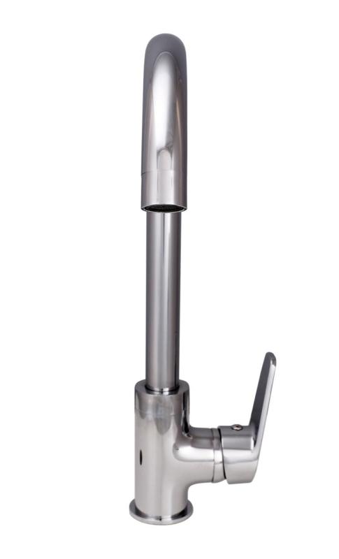 Aquanello Casa Хромиран кухненски смесител с една ръкохватка CR-1201-CS