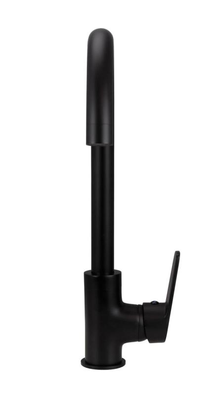 Aquanello Casa Черен кухненски смесител с една ръкохватка BL-1201-CS