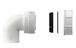 Pure.Sink Комплект за сифонен коляно за Великобритания с гайка и уплътнения 40 mm WSTSUK-32