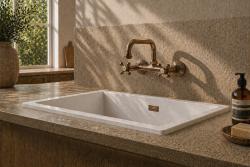 Aquanello Heritage Ascot Класически кухненски смесител с горна изливна тръба, бронзов, BN-4110-HA