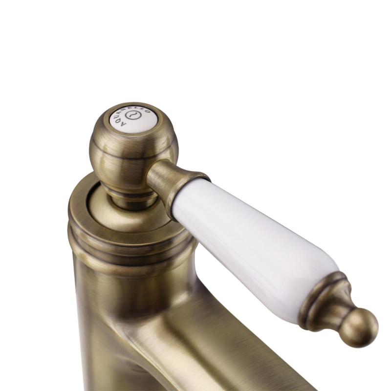 Aquanello Heritage Manor Класическа носталгична смесителна батерия за умивалник Бронз BN-1001-HM