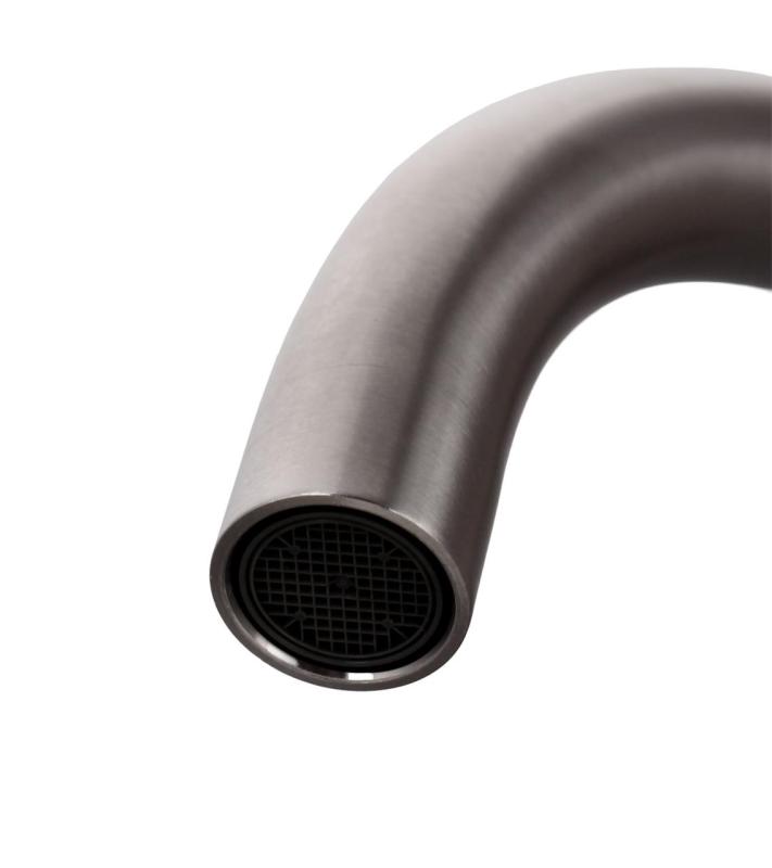 Aquanello Forma Масивен неръждаем едноръковен кухненски смесител с кръгла изливка SS-1002-FM