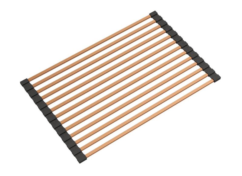 Ausmann Mosel Комбиниран комплект мивка PVD месинг 50x40 cm с кухненски кран, дозатор за сапун и ролка за под 1208972563