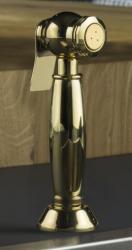 PB Носталгична изтегляща се ръчна душ-глава за кухня, класически дизайн, естествен месинг