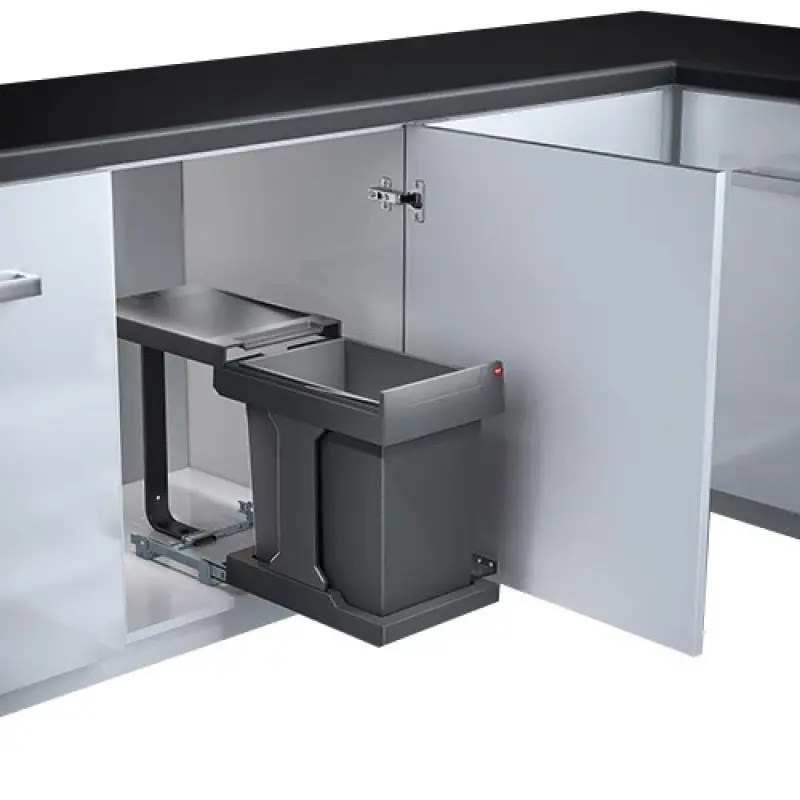 Hailo Solo Вграден кош за отпадъци за размер на шкаф 40cm 2325