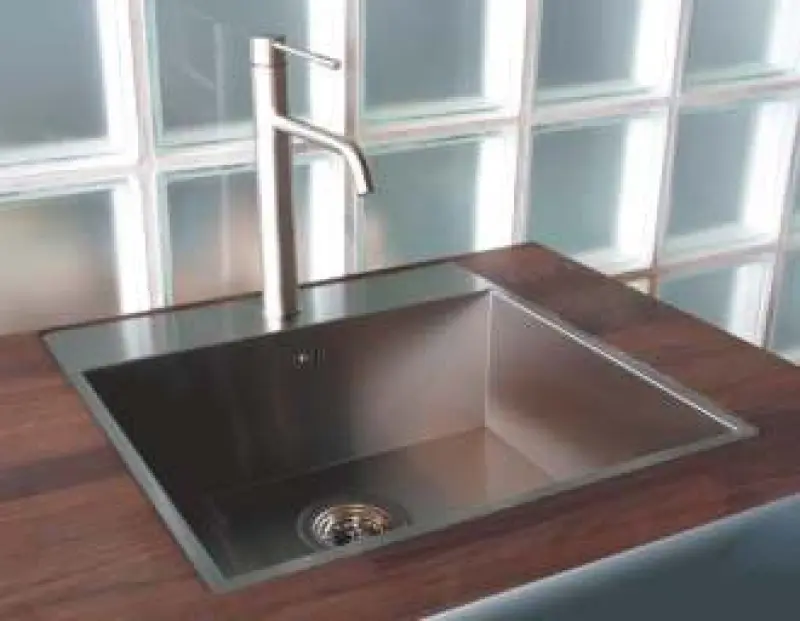 ABK Baronga Мивка неръждаема стомана 54x53cm с отвор за смесител, за скрит монтаж BAR50FKVI