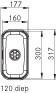 Franke Largo LAX 110.16 Мивка за монтаж под плота 1120157551