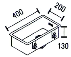 ABK Bingara 20f Мивка от неръждаема стомана за вграждане под плота KS51020002