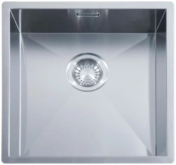 ABK Baronga Квадратна мивка от неръждаема стомана  40x40 cm за вграждане под плота BAR40F