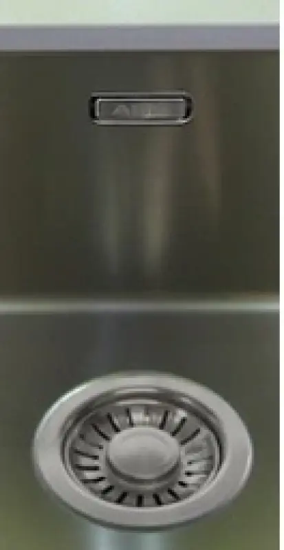 ABK Baronga Квадратна мивка от неръждаема стомана  40x40 cm за вграждане под плота BAR40F