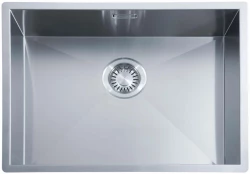 ABK Baronga Голяма мивка от неръждаема стомана 55x40 cm за вграждане под плота BAR55F