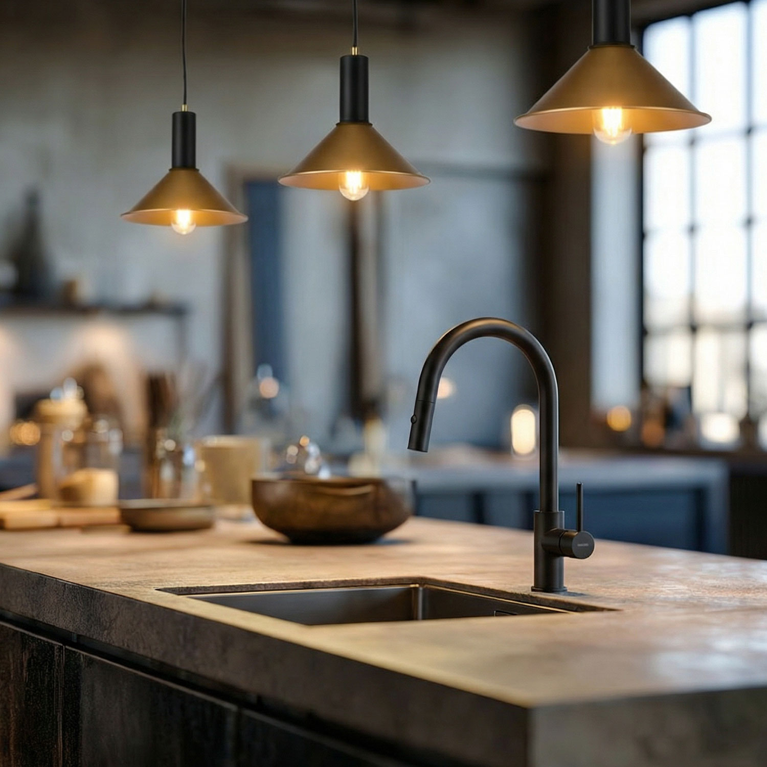 Колко висящи лампи са необходими за вашия кухненски остров? Калкулатор за размери